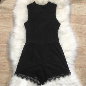 Lace Detailed Fancy Romper